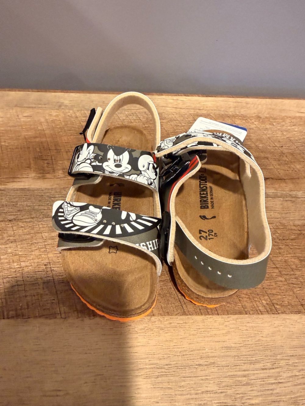Birkenstock Kids Mickey Mouse Character Strap Sandals - Picture 4 of 9